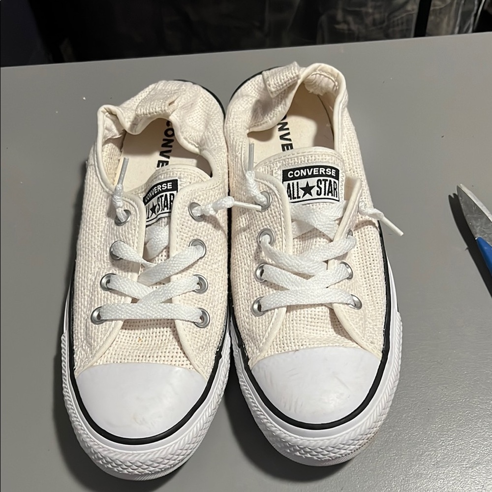 Converse Chuck Taylor Shoreline Slip Womens Size 9 AllStar White Shoes